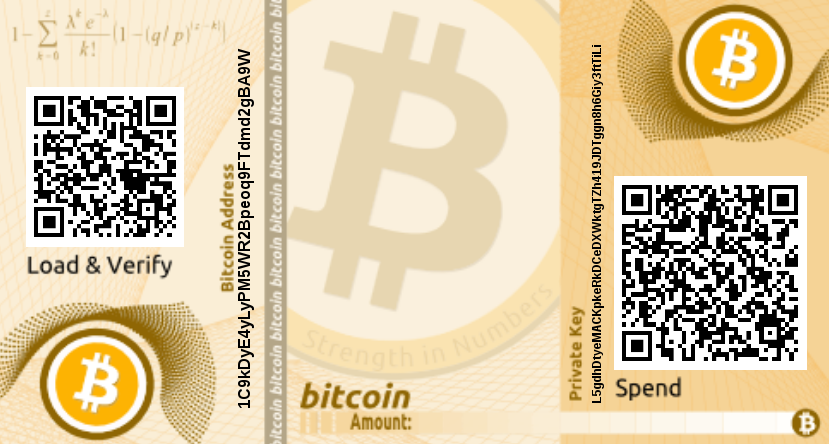 Bitcoin Paper Address